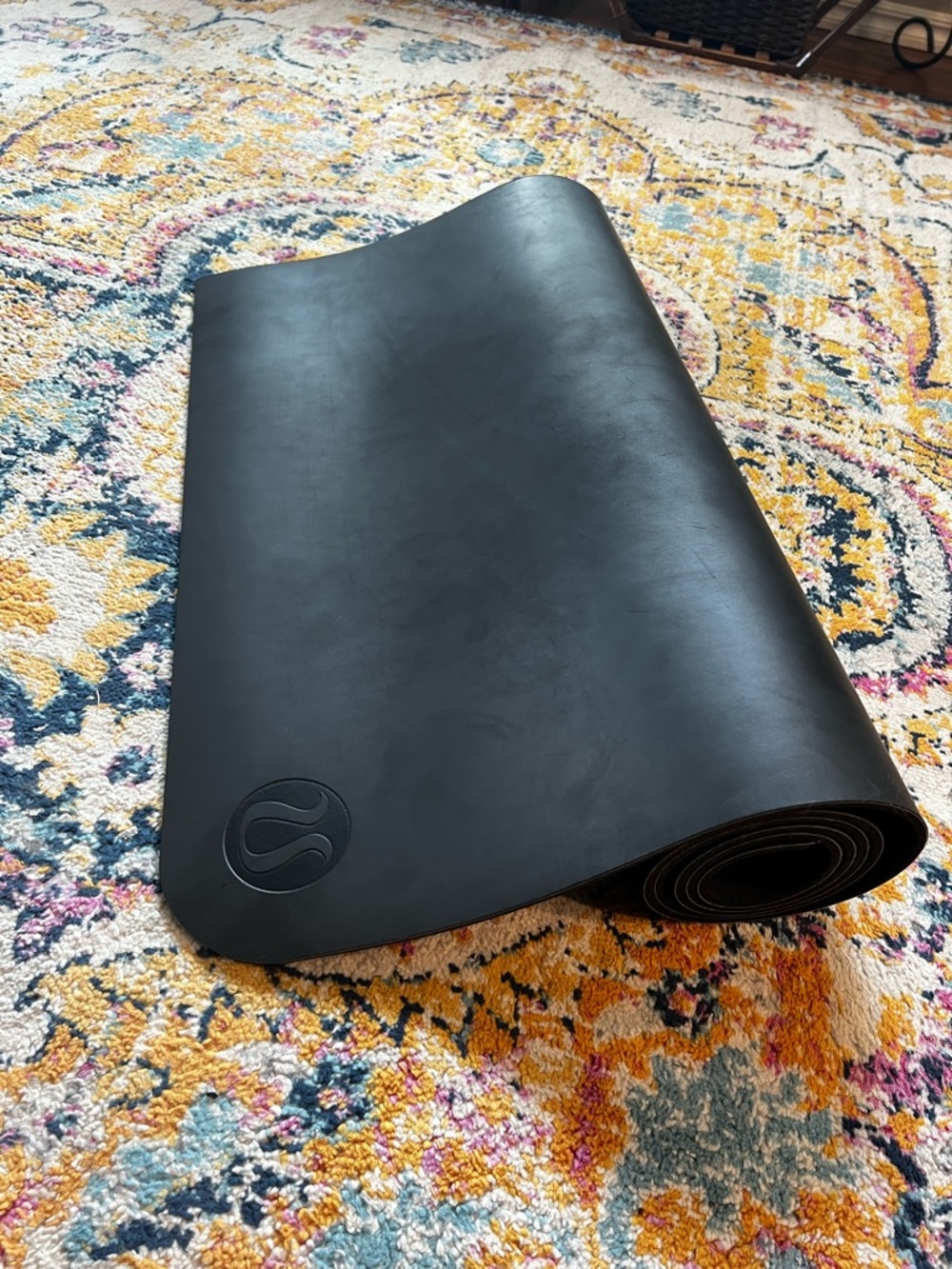 lululemon athletica Black Yoga Mat 5mm